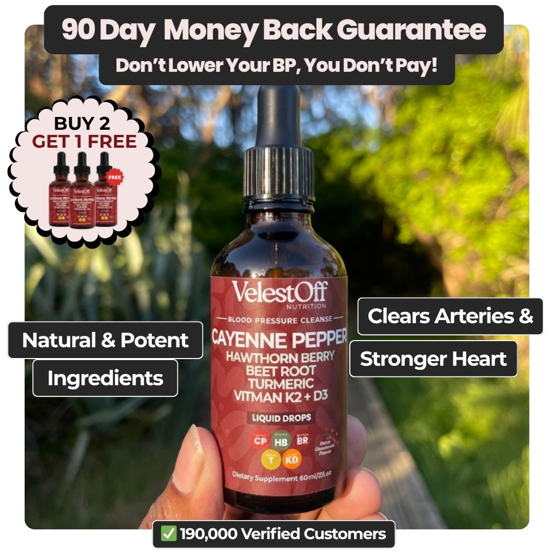 Cayenne Pepper Liquid Drops – Support Healthy Blood Pressure & Circulation
