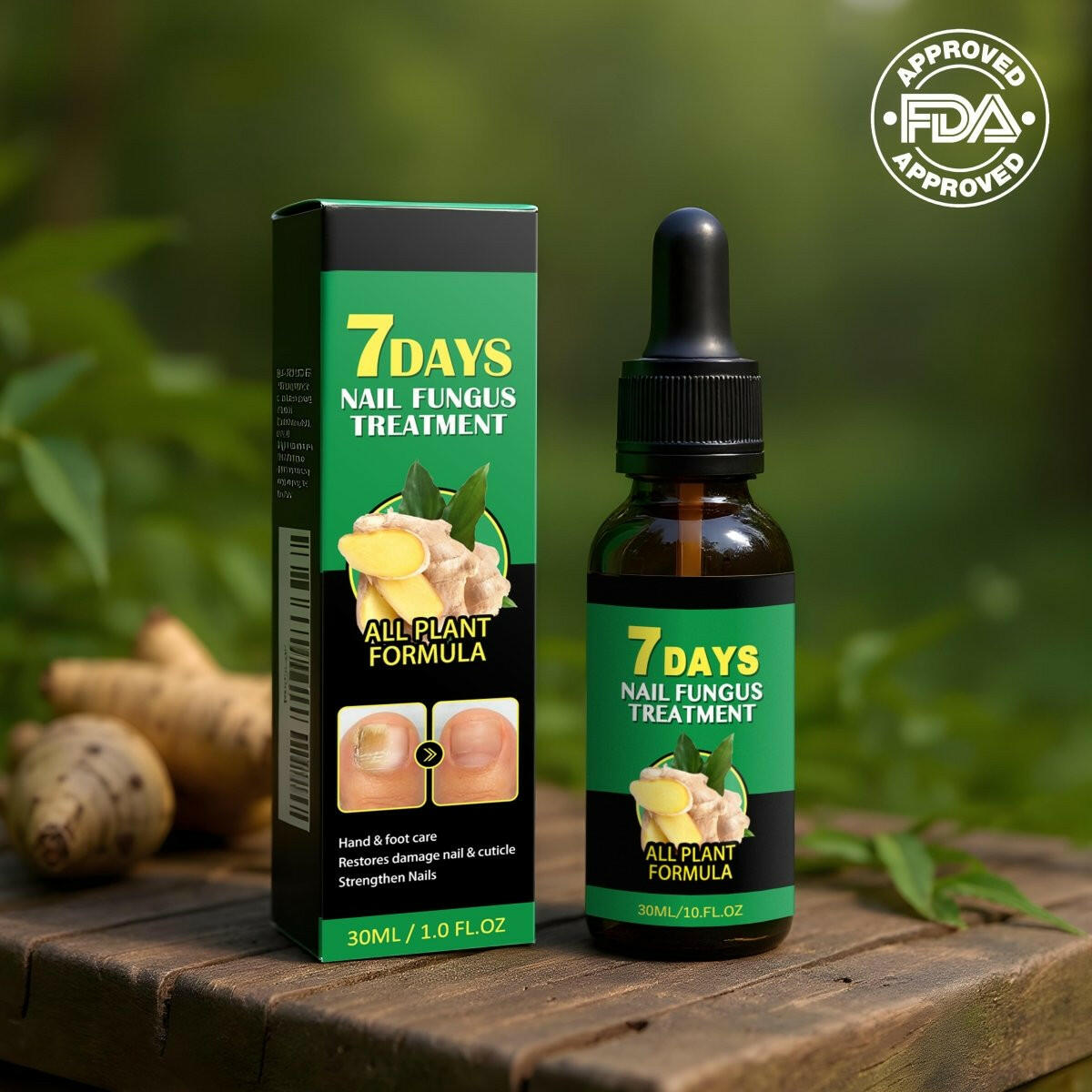 ZILEVA Ginger Nail Rescue Oil | Natural Herbs.