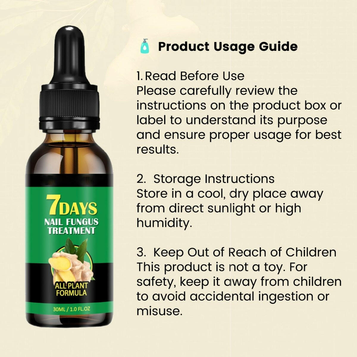 ZILEVA Ginger Nail Rescue Oil | Natural Herbs.